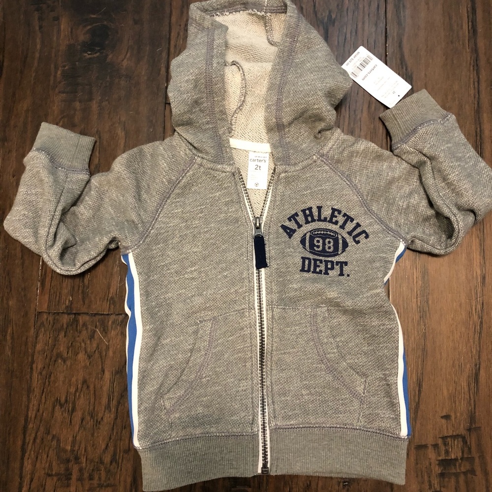 Carters boy hoodie NWT
